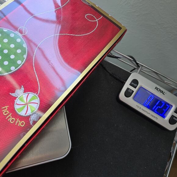 4 LENOX Christmas Holiday 15" Square Merry Bright Ho Ho Ho Fa La La Placemat Set - Picture 9 of 9